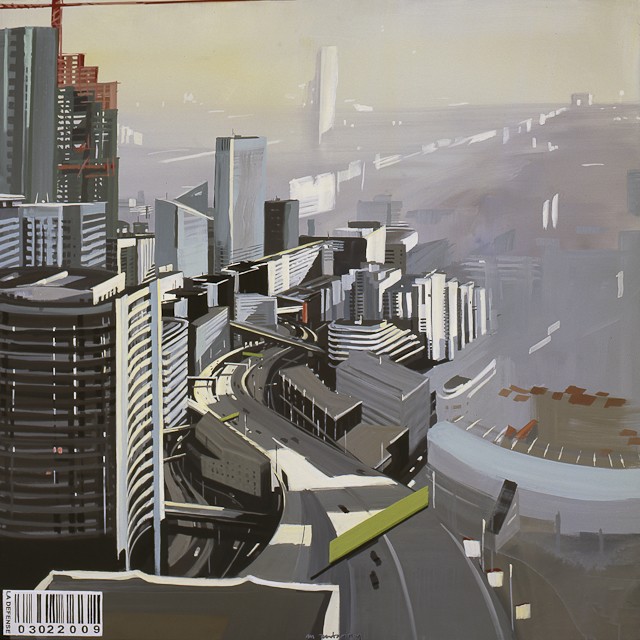 Tableau de Paris la Défense par Michelle Auboiron
