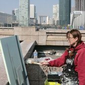 michelle-auboiron-peinture-en-direct-de-paris-la-defense-23 thumbnail