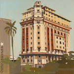 Avenida de los Presidentes - Tableau de la Havane par Michelle Auboiron