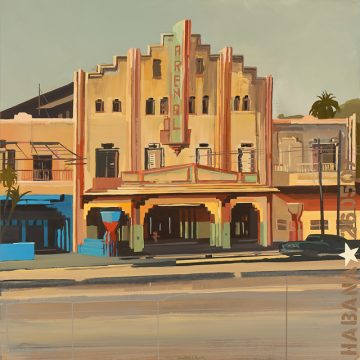 Le cinéma Arenal - Tableau de la Havane de Michelle AUBOIRON
