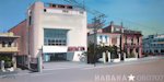 Le Mara - Vieux cinéma de la Havane - Peinture par Michelle Auboiron