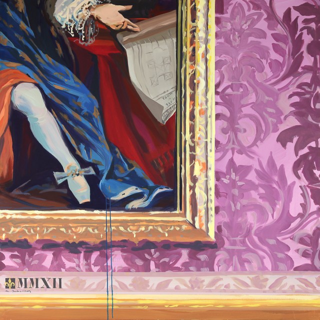 La Folie des grandeur - Détournement des tableaux officiels du Château de Versailles par Michelle Auboiron