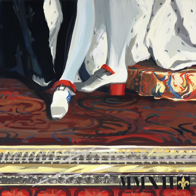 La Victoire est en Nous - Détournement des tableaux officiels du Château de Versailles par Michelle Auboiron