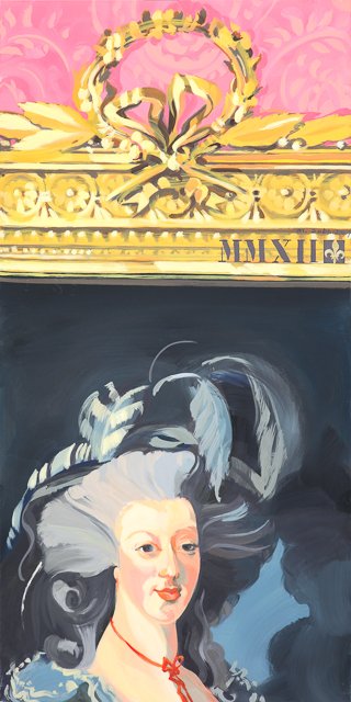 Je n'en fais qu'Ã  ma Tète - Détournement des tableaux officiels du Château de Versailles par Michelle Auboiron