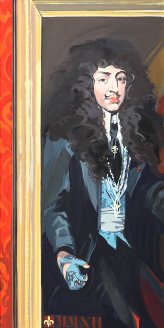 Fashion Week - Détournement des tableaux officiels du Château de Versailles par Michelle Auboiron