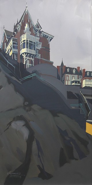 Peinture de Dinard par Michelle Auboiron - Port Salut