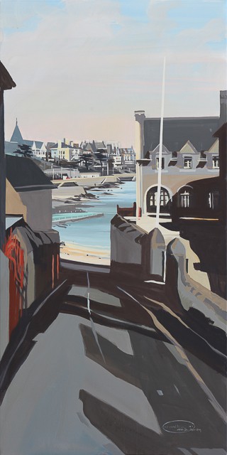 Peinture de Dinard de Michelle Auboiron : Le Prieuré