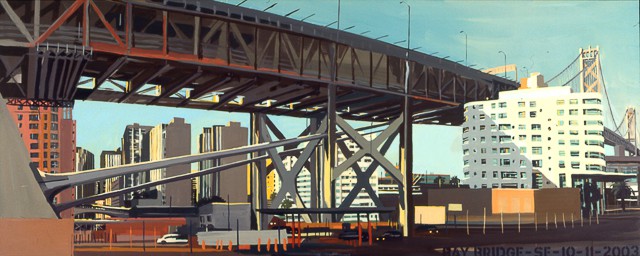 Peinture des ponts américains par Michelle Auboiron