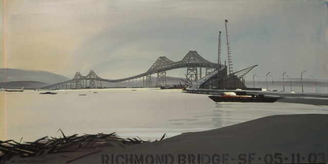 Peinture des ponts américains par Michelle Auboiron