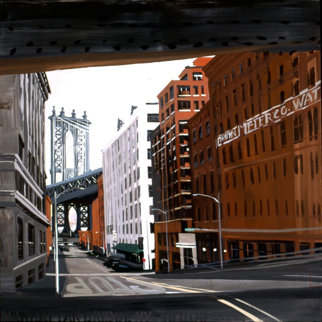 Peinture des ponts américains par Michelle AUBOIRON