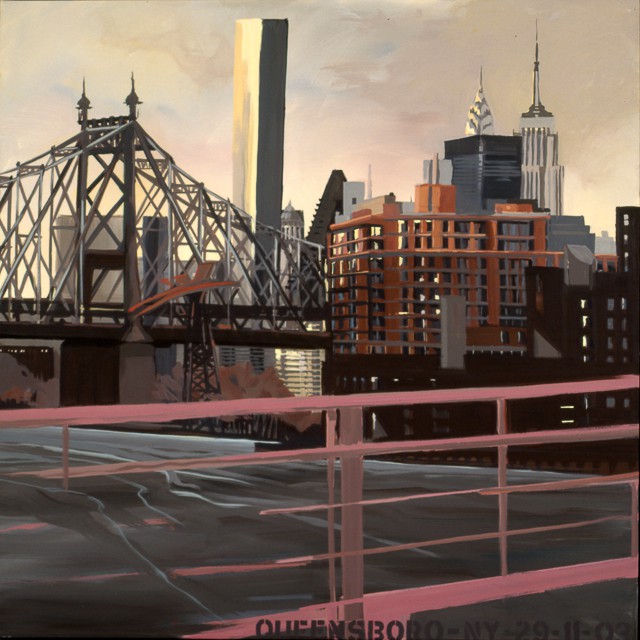 Peinture des ponts américains par Michelle AUBOIRON