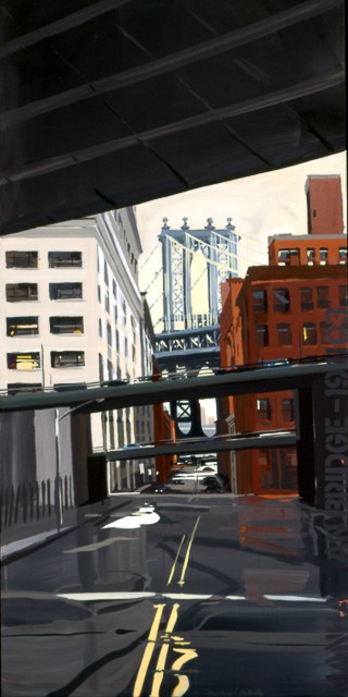 Peinture des ponts américains par Michelle AUBOIRON