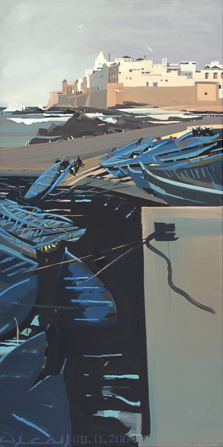 Peinture du Sud marocain par Michelle AUBOIRON