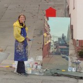 Michelle-Auboiron-Bridges-of-Fame-peinture-live-New-York-San-Francisco-2003--22 thumbnail