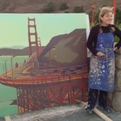 Michelle-Auboiron-Bridges-of-Fame-peinture-live-New-York-San-Francisco-2003--35 thumbnail