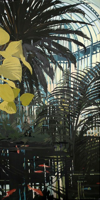 Michelle AUBOIRON - Peinture de Paris - Les Serres d'Auteuil