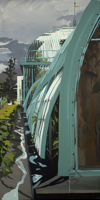 Michelle AUBOIRON - Peinture de Paris - Les Serres d'Auteuil