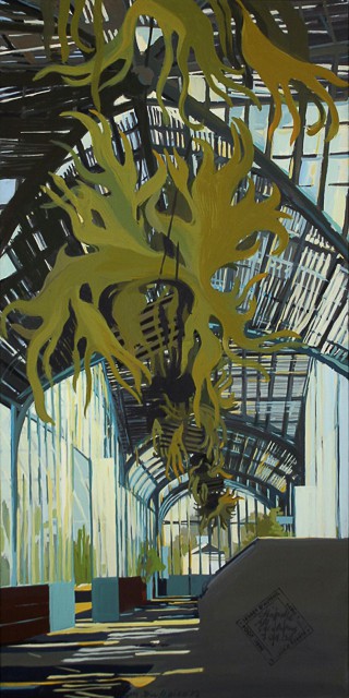 Michelle AUBOIRON - Peinture de Paris - Les Serres d'Auteuil