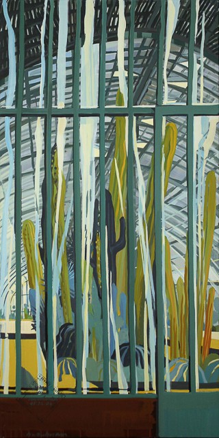 Michelle AUBOIRON - Peinture de Paris - Les Serres d'Auteuil