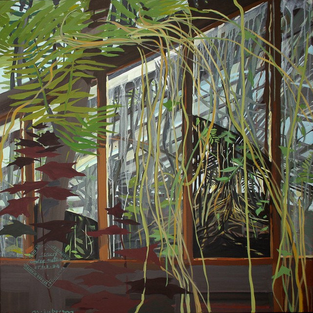 Michelle AUBOIRON - Peinture de Paris - Les Serres d'Auteuil