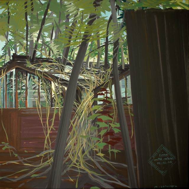 Michelle AUBOIRON - Peinture de Paris - Les Serres d'Auteuil