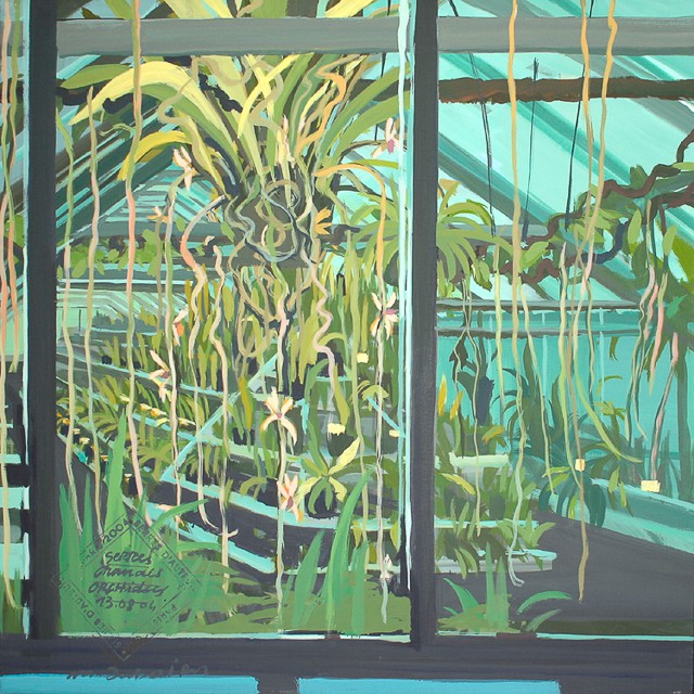 Michelle AUBOIRON - Peinture de Paris - Les Serres d'Auteuil