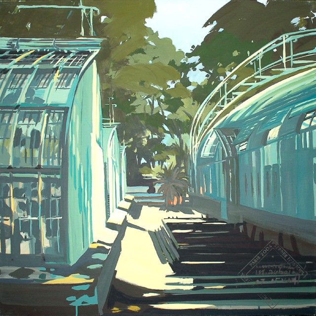 Michelle AUBOIRON - Peinture de Paris - Les Serres d'Auteuil