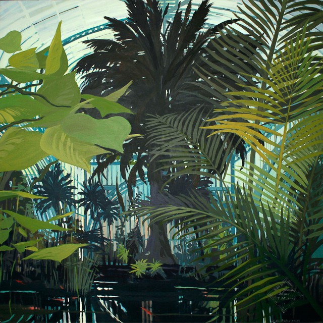 Michelle AUBOIRON - Peinture de Paris - Les Serres d'Auteuil