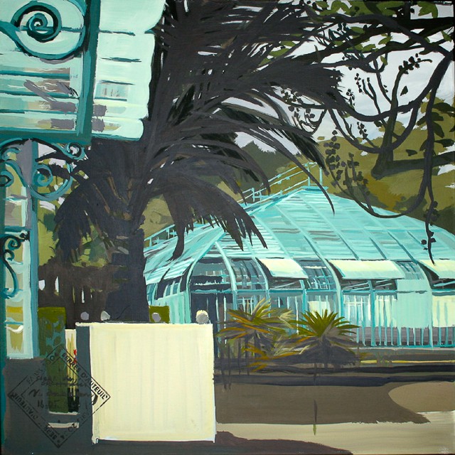 Michelle AUBOIRON - Peinture de Paris - Les Serres d'Auteuil