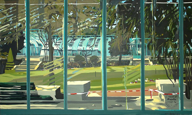 Michelle AUBOIRON - Peinture de Paris - Les Serres d'Auteuil