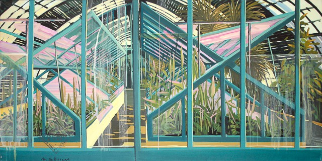 Michelle AUBOIRON - Peinture de Paris - Les Serres d'Auteuil