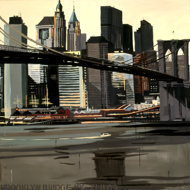 Peinture des ponts américains par Michelle AUBOIRON