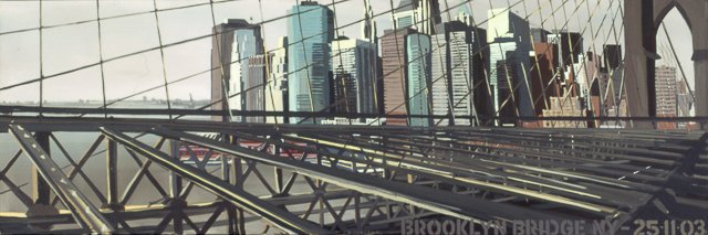 Peinture des ponts américains par Michelle AUBOIRON