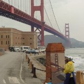 Michelle-Auboiron-Bridges-of-Fame-peinture-live-New-York-San-Francisco-2003--20 thumbnail