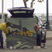 Michelle-Auboiron-Bridges-of-Fame-peinture-live-New-York-San-Francisco-2003--28 thumbnail
