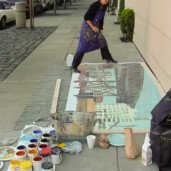 Michelle-Auboiron-Bridges-of-Fame-peinture-live-New-York-San-Francisco-2003--33 thumbnail