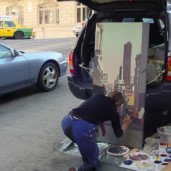 Michelle-Auboiron-Bridges-of-Fame-peinture-live-New-York-San-Francisco-2003--36 thumbnail