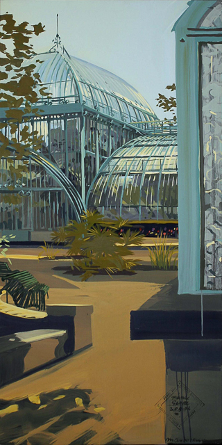 Michelle AUBOIRON - Peinture de Paris - Les Serres d'Auteuil 