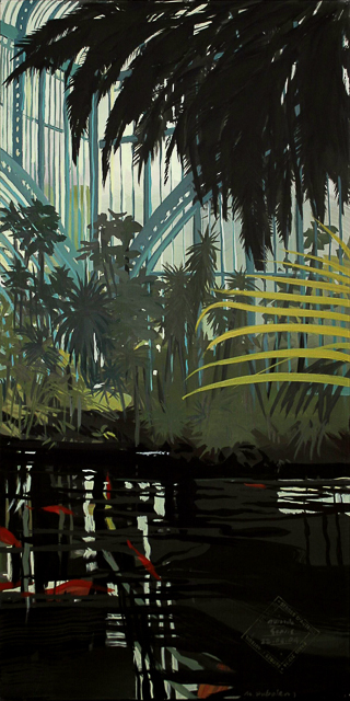 Michelle AUBOIRON - Peinture de Paris - Les Serres d'Auteuil
