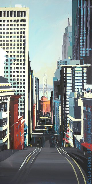 Peinture des ponts américains par Michelle Auboiron 