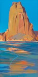 Peinture de l'Ouest américain par Michelle Auboiron - Lake Powell - Utah