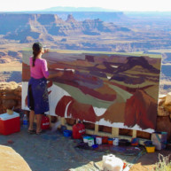 Michelle-Auboiron-Colorado-peintures-Ouest-americain-Utah-Nevada-Arizona-Californie-2001--32 thumbnail