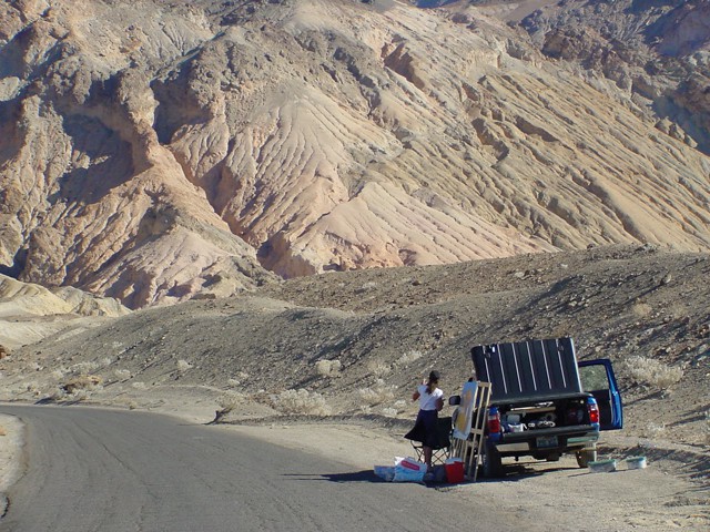 Artist Palette - Death Valley - California - Photo : Charles GUY - 2001