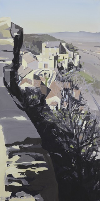 Ménerbes - Peinture du Lubéron par Michelle AUBOIRON