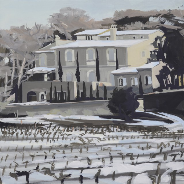 Oppède - Peinture du Lubéron par Michelle AUBOIRON