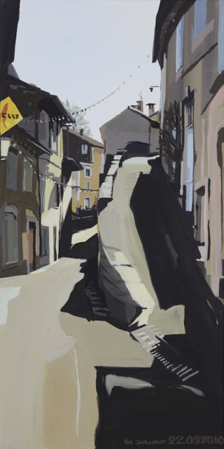 Ménerbes - Peinture du Lubéron par Michelle AUBOIRON