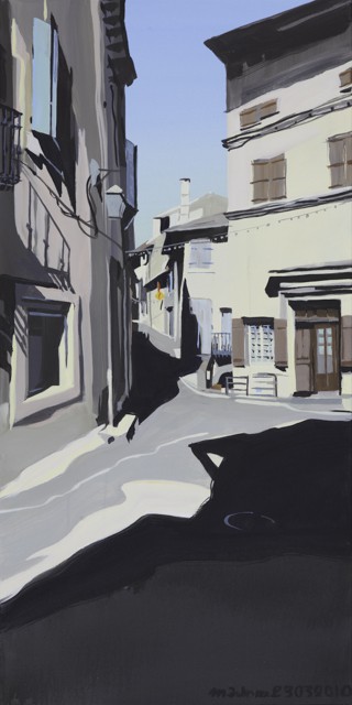 Ménerbes - Peinture du Lubéron par Michelle AUBOIRON