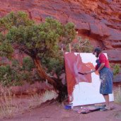 Michelle-Auboiron-Colorado-peintures-Ouest-americain-Utah-Nevada-Arizona-Californie-2001--22 thumbnail