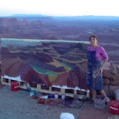 Michelle-Auboiron-Colorado-peintures-Ouest-americain-Utah-Nevada-Arizona-Californie-2001--33 thumbnail