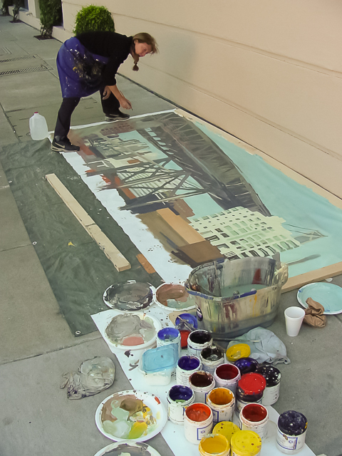 Michelle-Auboiron-Bridges-of-Fame-peinture-live-New-York-San-Francisco-2003--32